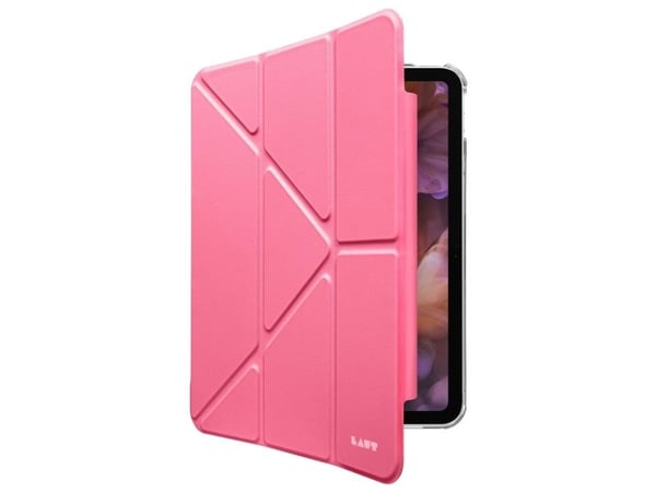 Laut Huex Folio - beskyttelsesetui med Apple Pencil-holder for iPad Air 11" M2 (2024) / M3 (2025), iPad Pro 11" 1/2/3/4G og iPad Air 10,9" 4/5G (rosa)