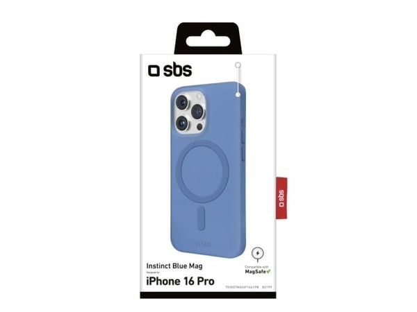 SBS TEINSTMAGIP1661PB, Etui, Apple, iPhone 16 Pro, 16 cm (6.3"), Blå