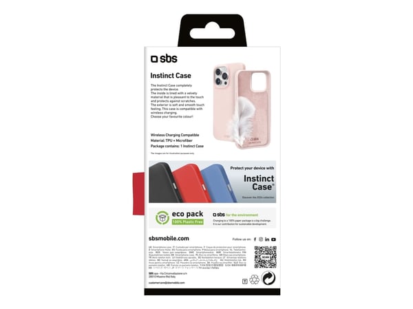 SBS TEINSTIP1661PP, Suojus, Apple, iPhone 16 Pro, 16 cm (6.3"), Vaaleanpunainen