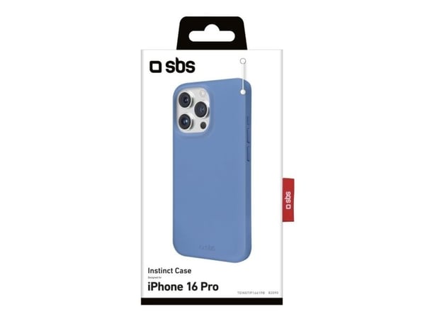 SBS TEINSTIP1661PB, Mobilskal, Apple, iPhone 16 Pro, 16 cm (6.3"), Blå