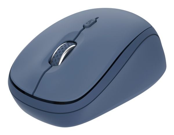 Trust Yvi+ - Mus - compact, multi-device - høyre- og venstrehåndet - optisk - 3 knapper - trådløs - 2.4 GHz, Bluetooth 5.0 - USB trådløs mottaker -...