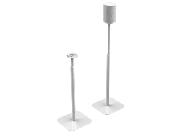 Flexson 10391485, Golv, Akrylnitrilbutadienstyren (ABS), Stål, Vit, Fristående, 1 ben, Sonos Era 100, Arc, Beam, Ray, Sub, Sub-Mini?