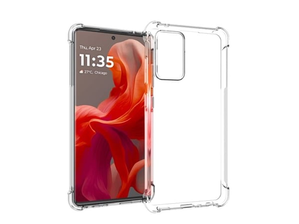 Insmat - Baksidedeksel for mobiltelefon - termoplast-polyuretan (TPU) - for Motorola Moto G85