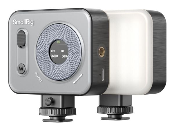 SmallRig Vibe P96 Pro mini LED Video Light, 5 W, LED, Varm hvit, 1160 lx, 2500 K, 6500 K