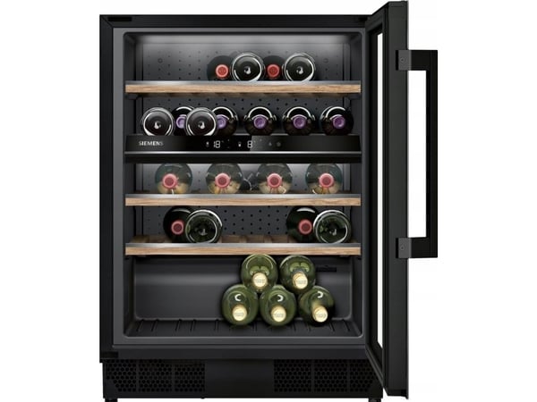Siemens iQ500 KU21WAHG0 - Vinkjøler - under disken - innebygd - fordypning - bredde: 60 cm - dybde: 56 cm - høyde: 82 cm - 120 liter - Klasse G