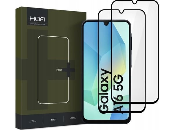 Hofi HERDET GLASS HOFI GLASS PRO+ 2-PAKK GALAXY A16 4G / 5G SVART