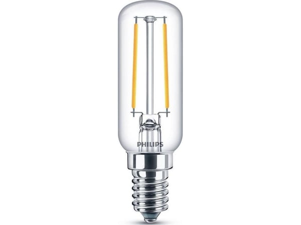 Philips Special - LED-lyspære - form: T25L - klar finish - E14 - 2.1 W (ekvivalent 25 W) - klasse E - varmt hvitt lys - 2700 K
