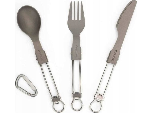 Rockland bestikk Titanium Tools skje gaffel kniv