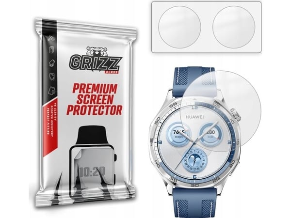 GrizzGlass matt folie PaperScreen til Huawei Watch GT 5 46mm
