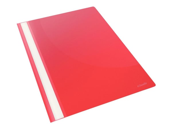 Esselte - Rapportfil - for A4 (210 x 297 mm) - kapasitet: 160 ark - rød