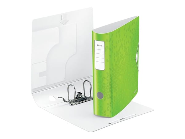 Brevordner Leitz Active WOW A4 80mm grøn (stk.)