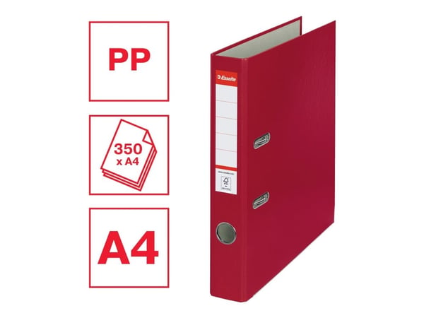 Esselte Economic spak perm A4 50mm burgunder (10K009I) Esselte Economic spak perm A4 50mm burgunder (10K009I)
