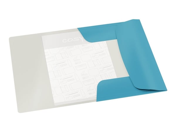 Leitz Cosy - 3-fliksmappe - for A4 (210 x 297 mm) - kapasitet: 150 ark - rolig blått
