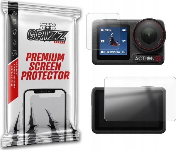 GrizzGlass matt skjermfolie GrizzGlass PaperScreen til DJI Osmo Action 5 Pro