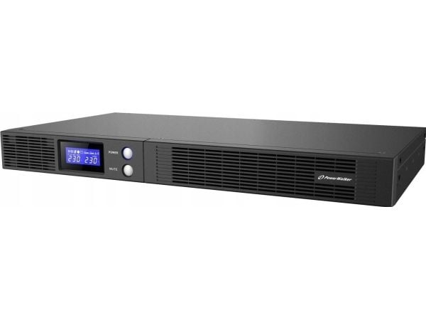 PowerWalker VI 750 R1U IEC UK, Linjeinteraktiv, 0,75 kVA, 450 W, Ren sinus, 165 V, 290 V