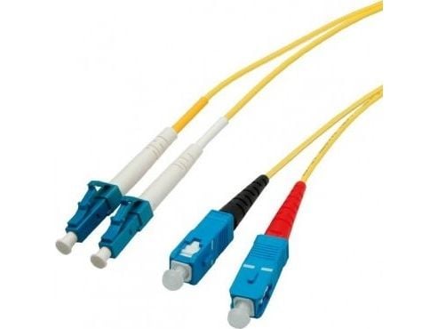 EFB-Elektronik Duplex Jumper LC-SC 9/125µ, OS2, LSZH, gul, 2,0 mm, 3m Produsent: EFB Elektronik (O0360.3) EFB-Elektronik Duplex Jumper LC-SC 9/125µ, OS2, LSZH, gul, 2,0 mm, 3m Produsent: EFB Elektronik (O0360.3)