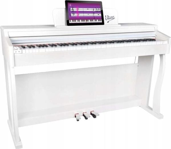 V-Tone V-TONE BL-8808 WH digitalpiano for læring av USB MID V-Tone V-TONE BL-8808 WH digitalpiano for læring av USB MID