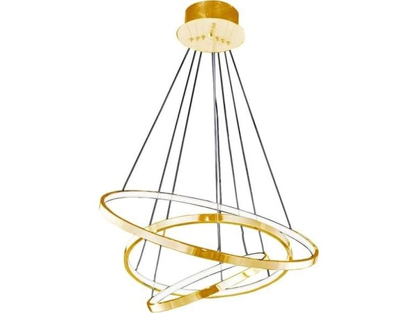 Azzardo WHEEL pendellampe moderne gull (AZ2918)