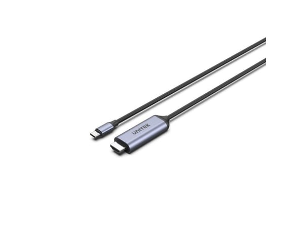 Unitek USB-C - HDMI 1,8 m USB-kaapeli hopea (V1423A)