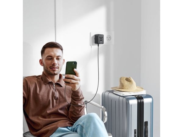 UNITEK P1121ABK01, Universell, Universell, Type C (Europlug), Type G (UK), Type I (AU), Type C, Type G (UK), Type I (AU), 100 - 250 V, 50/60 Hz