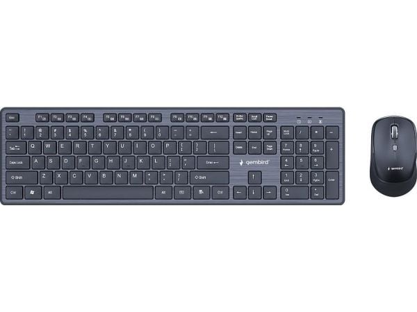 NÄPPÄIMISTÖ +HIIRI WRL ENG DESKTOP BK KBS-WCH-04 GEMBIRD