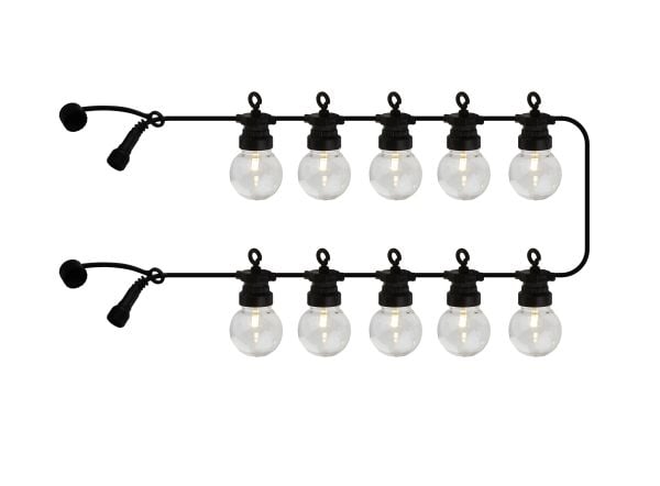 Sirius Lucas Supplementsæt - Klar/Sort - 10 LED
