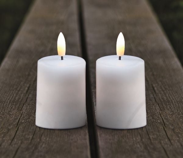 Sirius Sille utendørs telys - 2 stk - H 6,5 cm