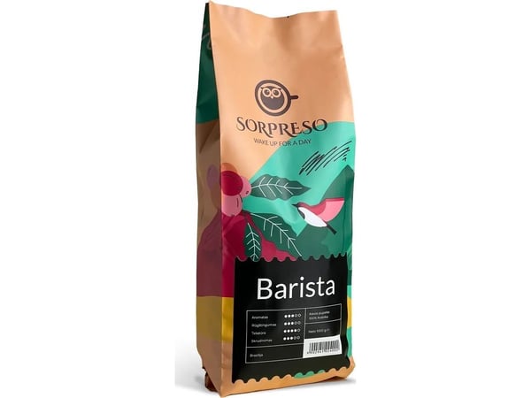 Helbønnekaffe Sorpreso Barista 1 kg