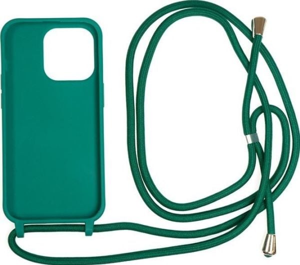 MOBILE ORIGIN Mobile Origin Lanyard Case, dark green - iPhone 14 Pro