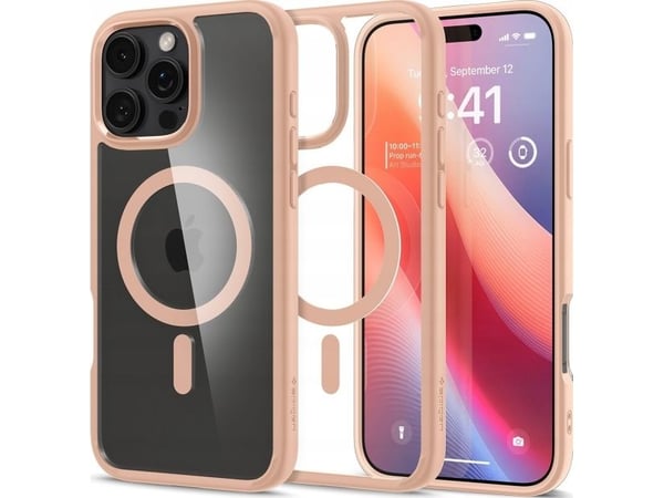Spigen Ultra Hybrid (MagFit), Etui, Apple, iPhone 16 Pro Max, 17,5 cm (6.9"), Rosa