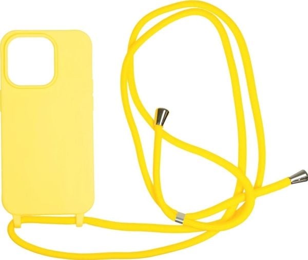 MOBILE ORIGIN Mobile Origin Lanyard Case, yellow - iPhone 14 Pro