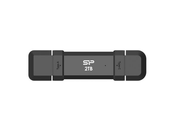 Silicon Power Marvel Xtreme DS72 - USB-flashstasjon - 250 GB - USB 3.1 Gen 2 / USB-C 3.2 Gen 2 - svart