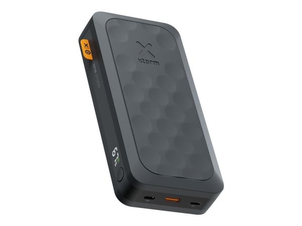 xtorm Fuel Series 5 - Powerbank - 27000 mAh - 67 Watt - PD, QC 3.0 - 3 utgangskontakter (USB, 2 x USB-C) - midnattssvart