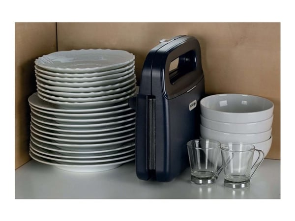 Ariete Breakfast 1971 - Sandwichmaskin - 750 W - mørk grå