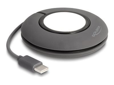 Delock USB Type-C roll-up ladekabel for Apple Watch 1 m grå magnetisk