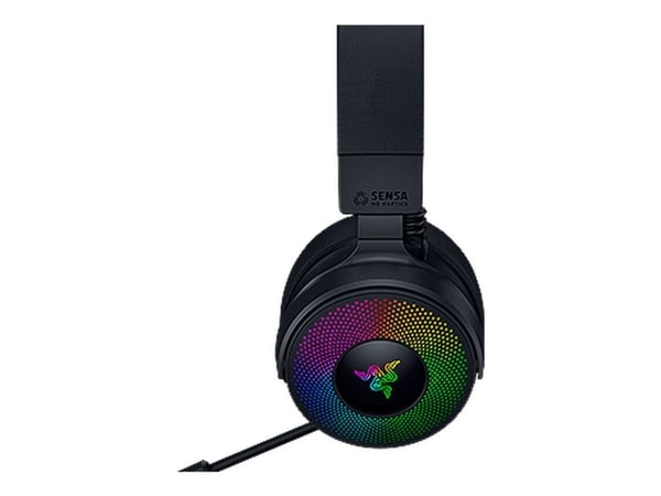 Razer Kraken V4 PRO - Hodesett - full størrelse - Bluetooth / 2,4 GHz radiofrekvens - trådløs, kablet - USB-A, 3,5 mm jakk