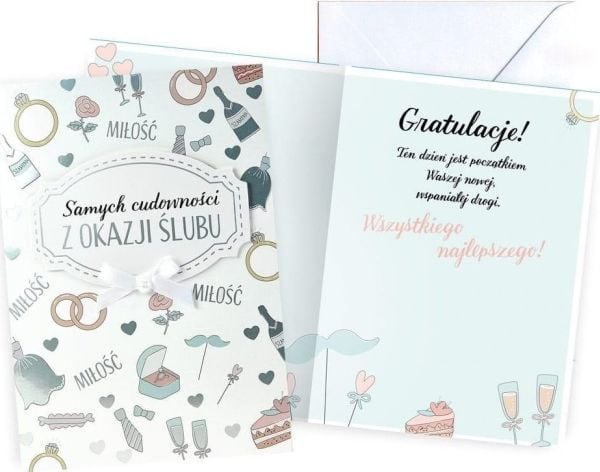KUKARTKA gratulasjonskort DK SLUB DK-977