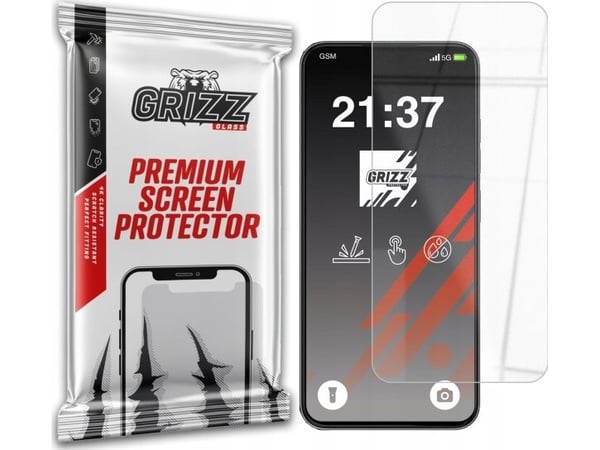 GrizzGlass Szkło hybrydowe GrizzGlass HybridGlass do Tecno Pop 9 5G