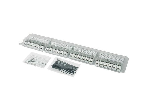 Telegärtner 100023232 RJ-stiftskontakt 100023232 RJ45 kopplingskabinett vit 24 st