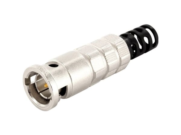 Telegärtner 100023486 100023486 HDTV-BNC-liitin Pistoke, suora 75 Ω 1 kpl