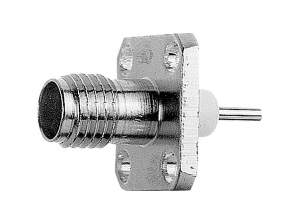 Telegärtner 100024702 100024702 SMA-liitin Laippaliitäntä 50 Ω 1 kpl