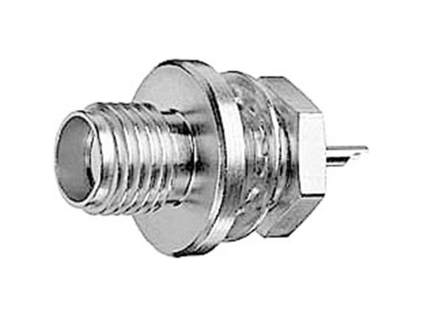 Telegärtner 100024726 100024726 SMA-liitin Liitäntä, uppoasennus 50 Ω 1 kpl