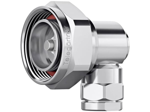 Telegärtner J01120A0113 100024400 7-16-DIN-liitin Pistoke, kulmikas 50 Ω 1 kpl