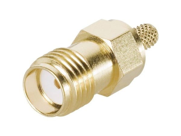 Telegärtner 100027650 100027650 SMA-liitin Liitäntä, suora 50 Ω 1 kpl