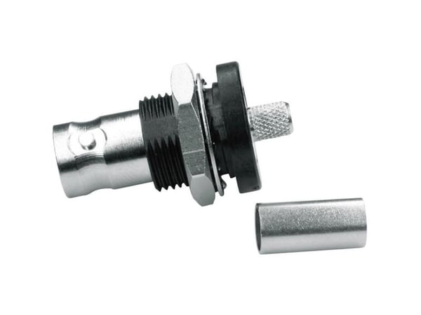 Telegärtner 100027467 100027467 BNC-liitin Liitäntä, uppoasennus 50 Ω 1 kpl