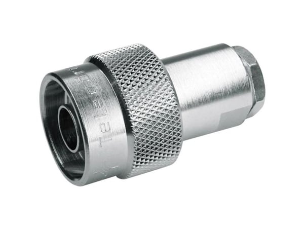 Telegärtner 100023976 100023976 N-liitin Pistoke, suora 50 Ω 1 kpl