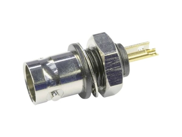 Telegärtner 100023436 100023436 BNC-liitin Liitäntä, uppoasennus pystysuoraan 50 Ω 1 kpl