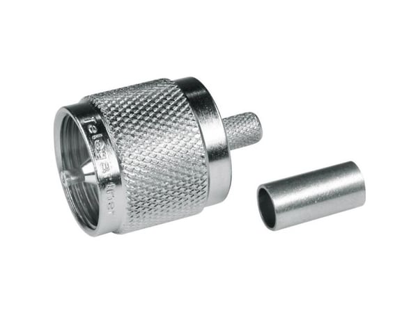 Telegärtner 100024322 UHF-kontaktanslutning kontakt, rak 50 O 1 st Telegärtner 100024322 UHF-kontaktanslutning kontakt, rak 50 O 1 st