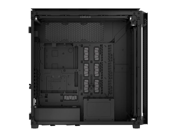 CORSAIR 9000D RGB AIRFLOW - Super full tower - SSI EEB - sidepanel med vindu (herdet glass) - ingen strømforsyning (ATX) - svart - USB/lyd