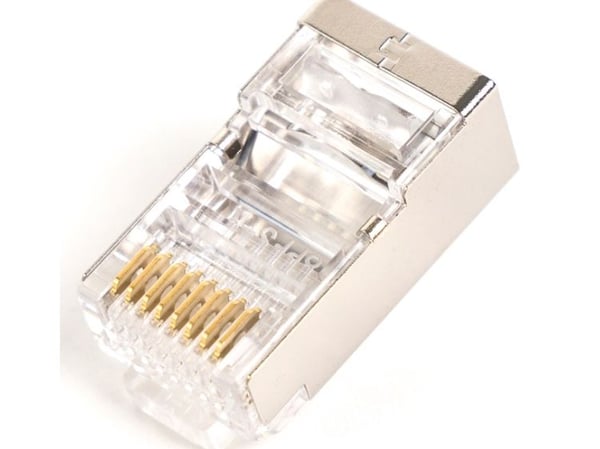 Digitus X-ML-5F-EZ, RJ45, Grå, Handkontakt, Cat5e, 24/26, 100 st